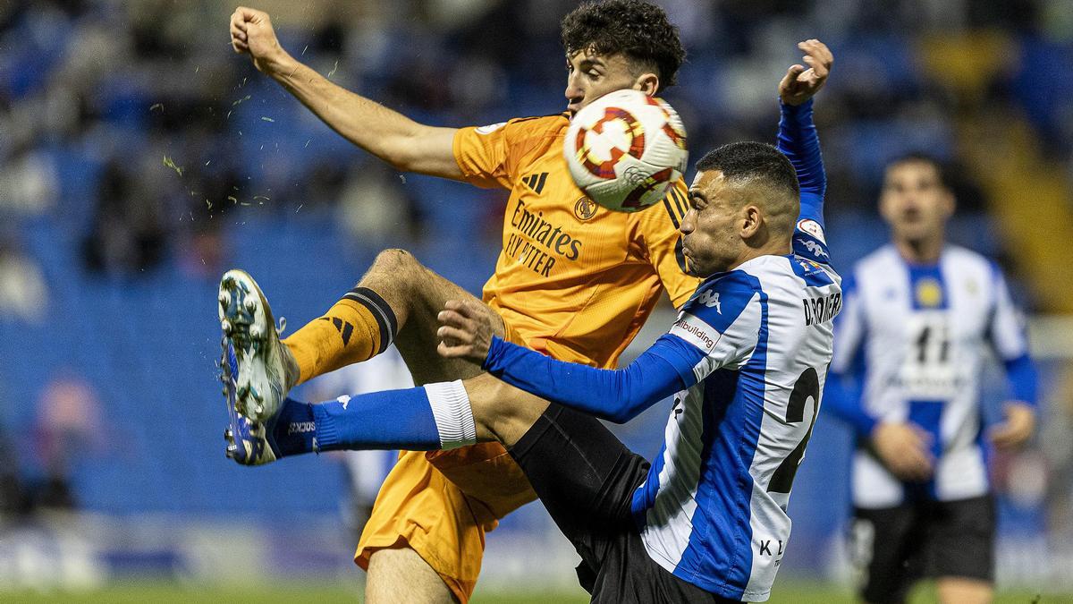 El Hércules empata frente al Real Madrid Castilla