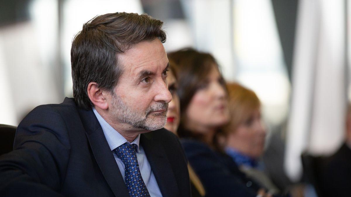 El consejero delegado de Repsol, Josu Jon Imaz, durante la clausura de una jornada en Vitoria a 16 de enero de 2020. /