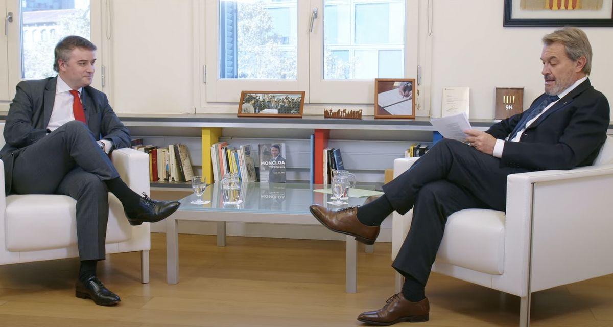 Iván Redondo y Artur Mas.