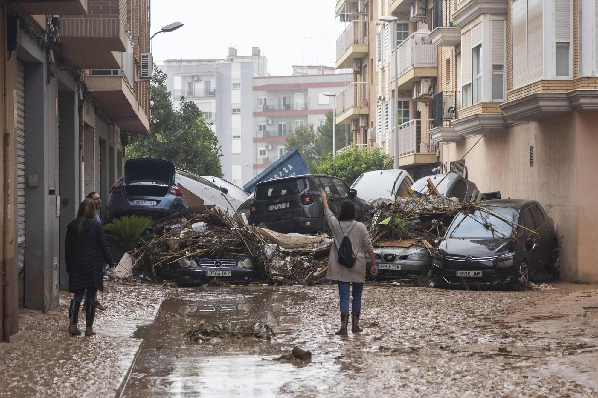 La devastación en Paiporta tras la catástrofe