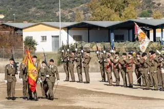 Homenaje a la Inmaculada en la Base de Cerro Muriano, en imágenes