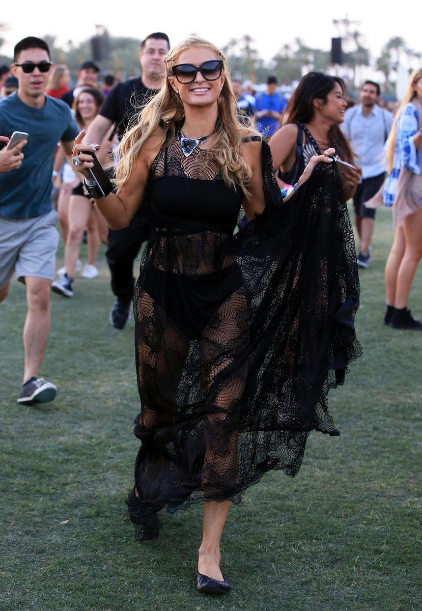 Paris Hilton en el Festival Coachella 2016