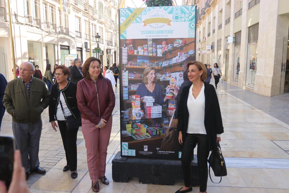 Málaga homenajea a sus comercios centenarios