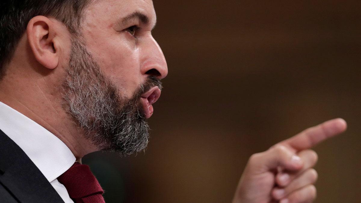 Abascal, durante la moción de censura a Pedro Sánchez: "Si los renegados consiguieran romper España, solo conseguirían crear la república islámica catalana"