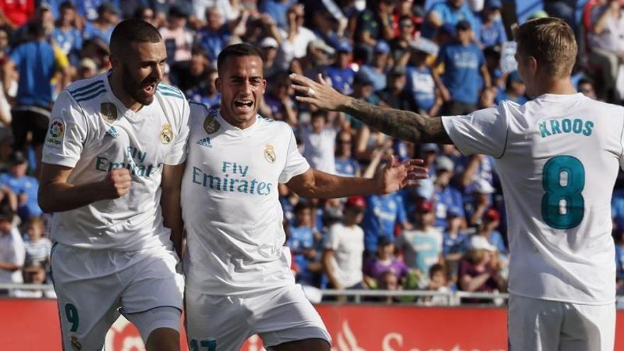 Cristiano se estrena en Liga para salvar al Madrid en Getafe (1-2)