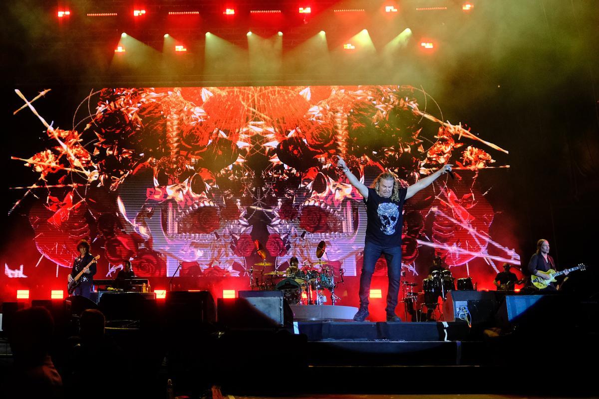 Concierto de Maná en el GranCa Live Fest 2024.