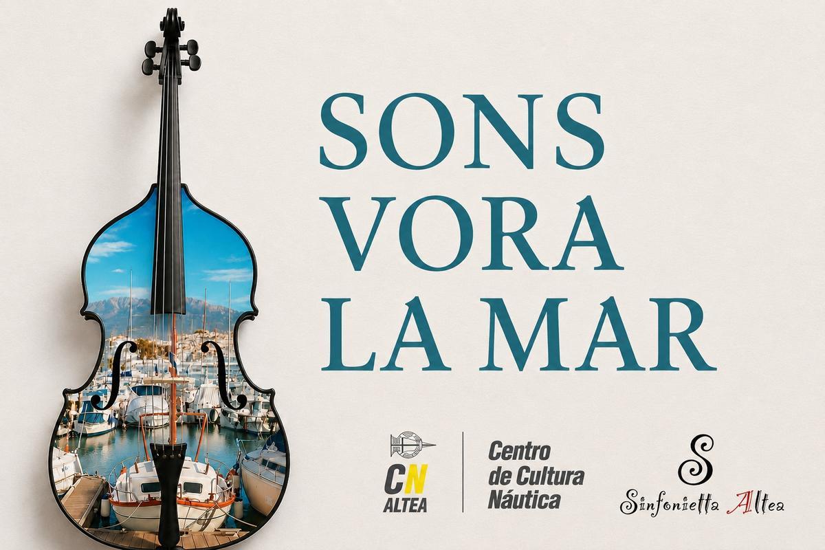 Cartel de Sons vora la mar.