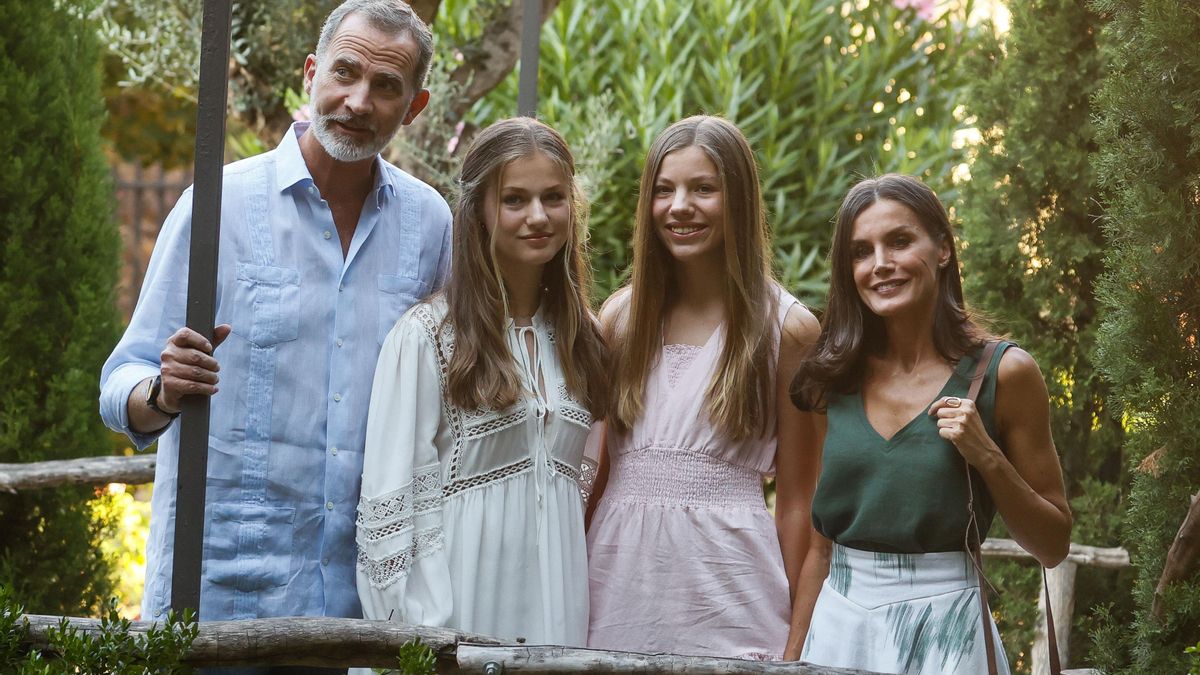 La Familia Real visita la Cartuja de Valldemossa.