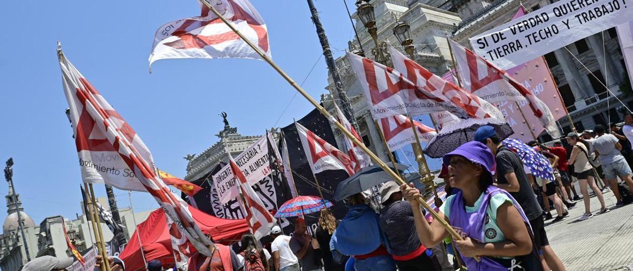 La 'ley ómnibus', a debate en el Congreso en una jornada clave para el Gobierno de Milei.