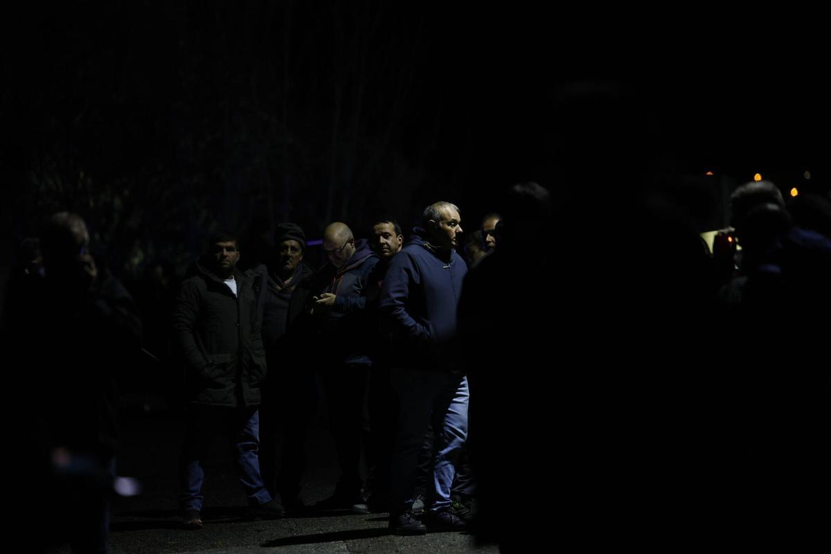 El rescate de dos mineros tras el derrumbe de una mina, en imágenes