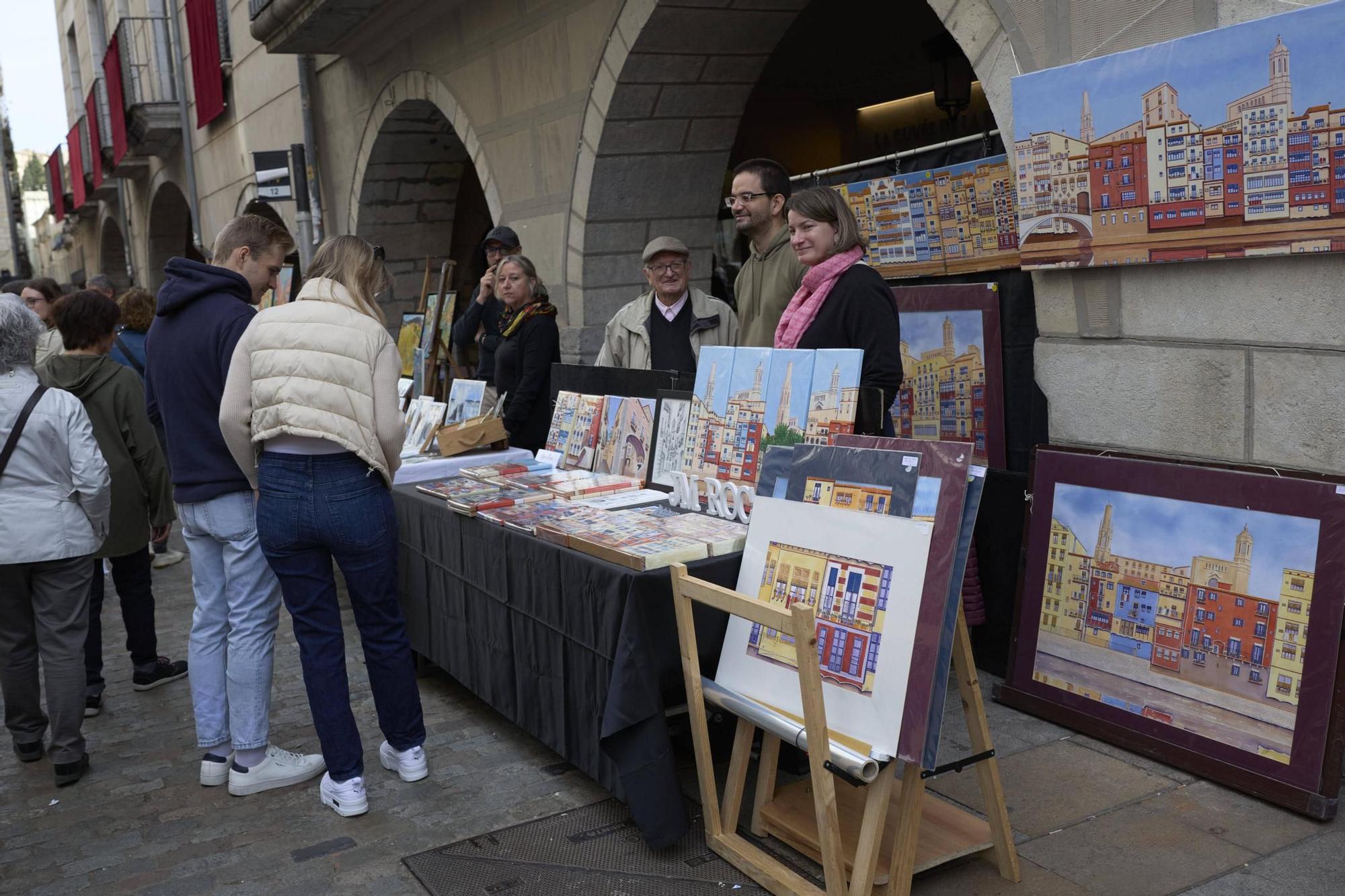 Les fotos de la Fira del dibuix i la pintura de Girona