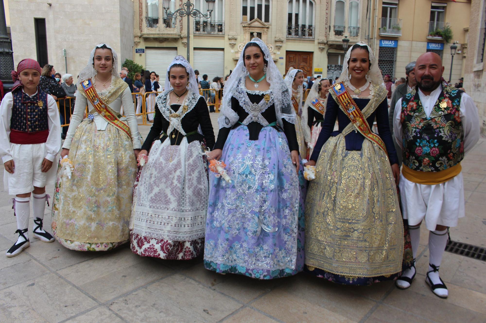 La fuerza de las Fallas en la Procesión de la Virgen (III)