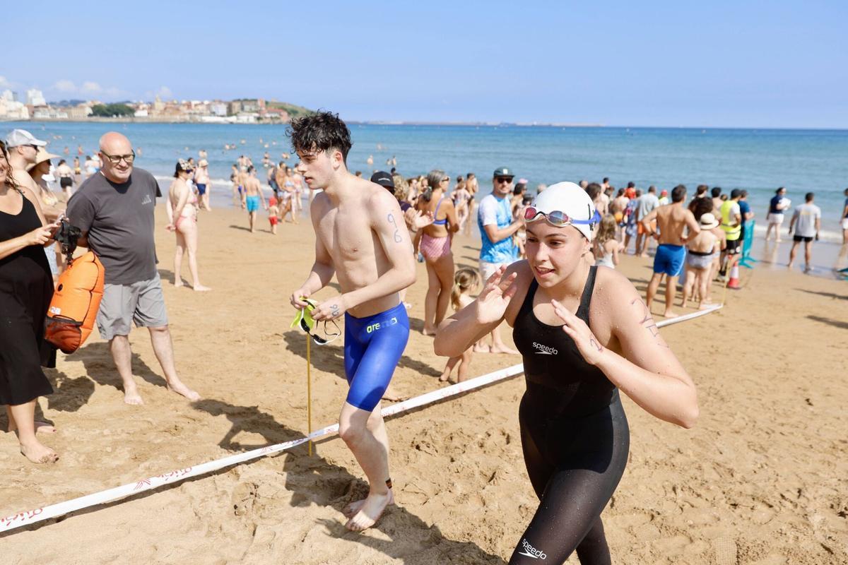 Travesía playas de Gijón 2026