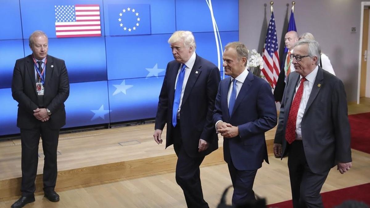 trump en bruselas