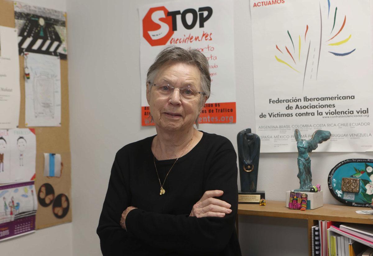 Jeanne Picard, delegada de Stop Accidentes de Galicia.
