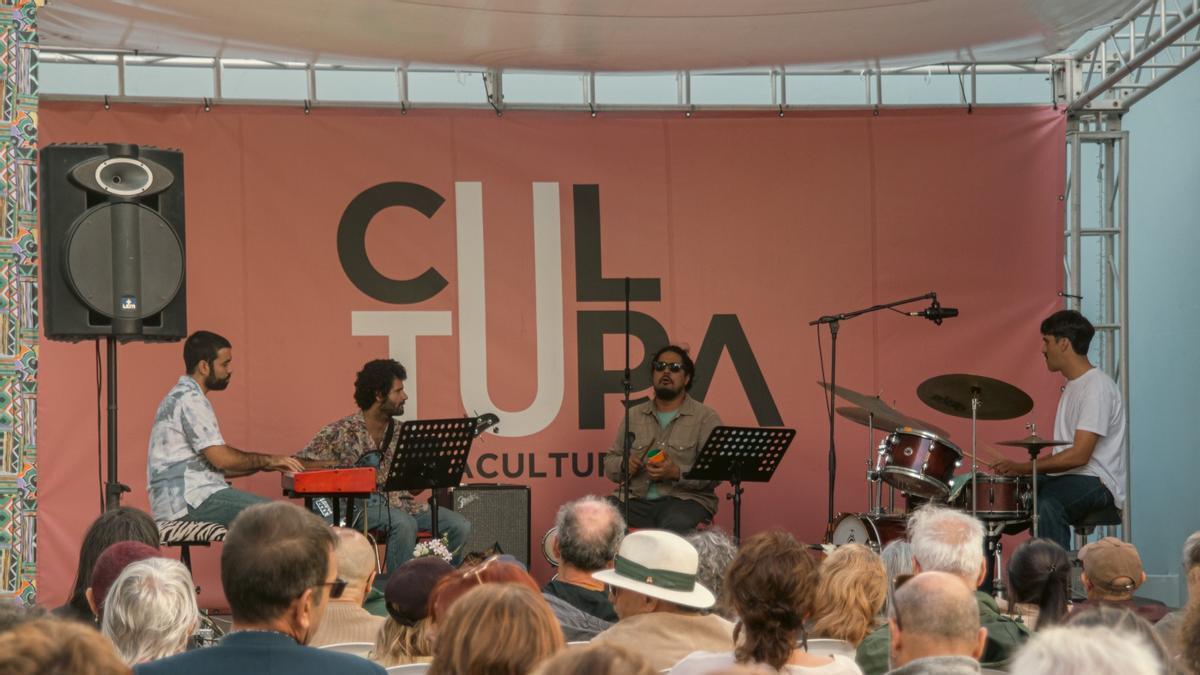 Concierto de La Cofradía la semana pasada en el Palacete Rodríguez Quegles, en el marco del Deriva Jazz II.