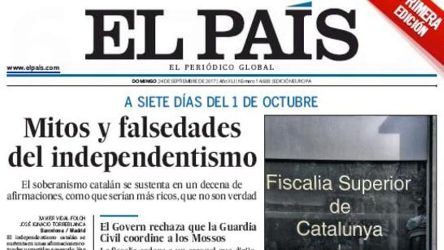 La tutela de los Mossos contra el 1-O y la respuesta de Trapero divide a la prensa