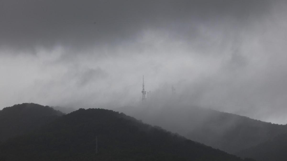 Tormentas en la montaña de San Lorenzo en una imagen de archivo