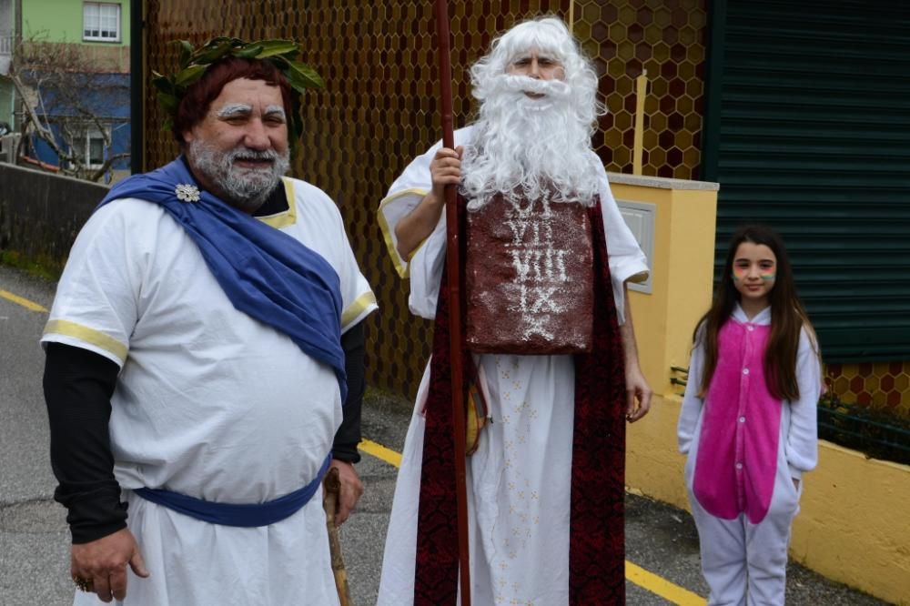 Aldán y Moaña celebran el final del Carnaval. // G. Núñez