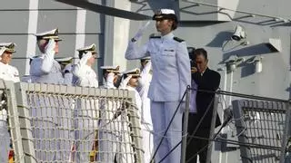 La princesa Leonor parte de Gran Canaria para su ejercicio más avanzado de combate