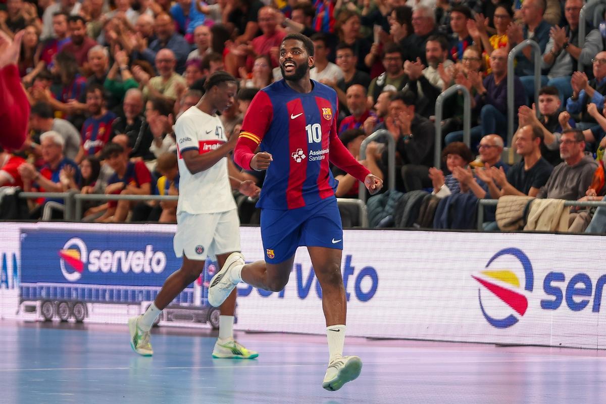 FC Barcelona - PSG, la vuelta de cuartos de final de la EHF Champions League, en imágenes