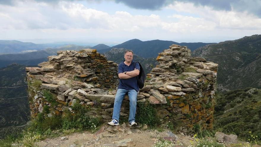 L&#039;historiador Arnald Plujà, al Castell de Querroig