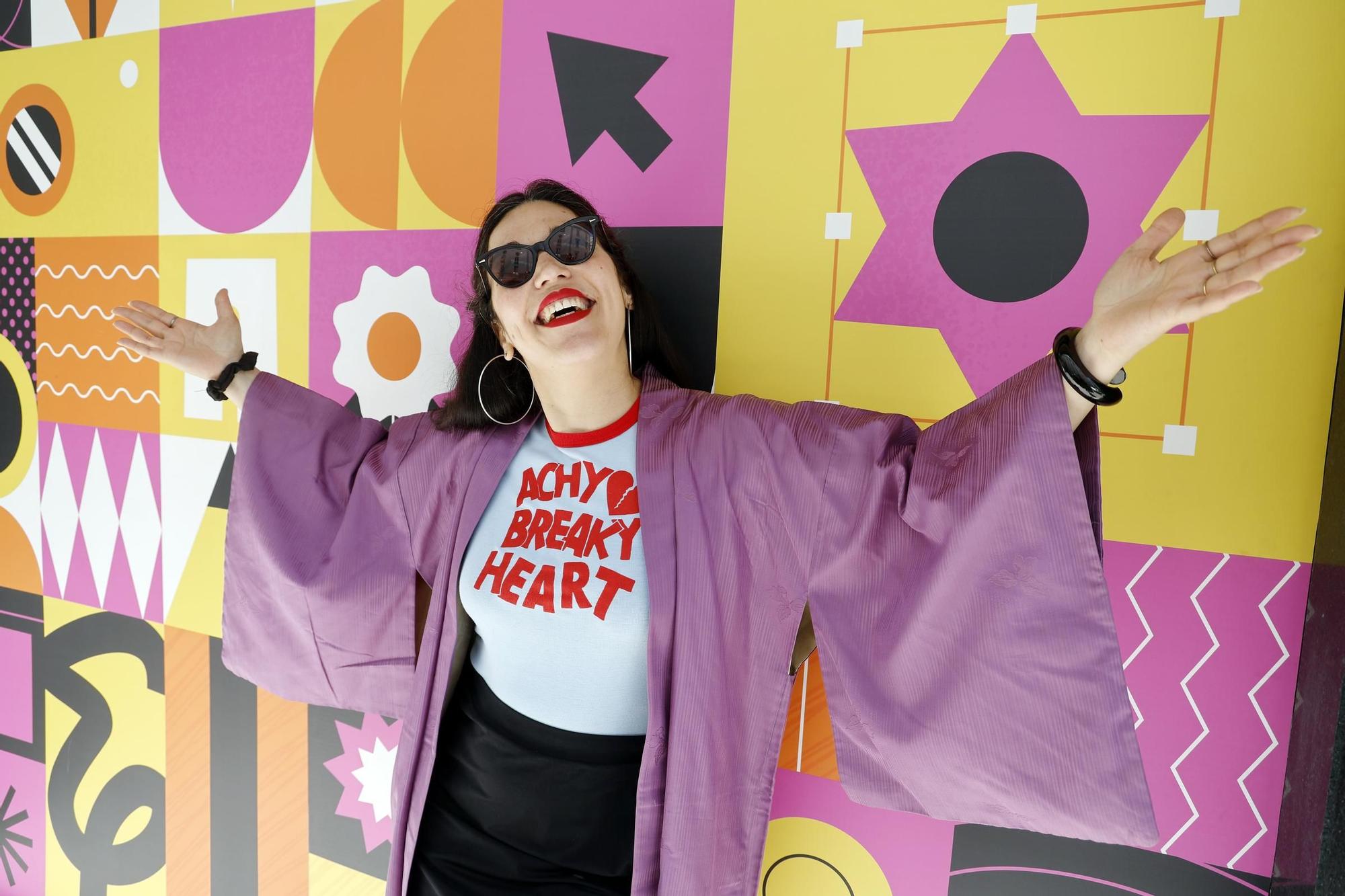 Lucía Zapata, en Vigo, tras su paso por el Festival Creativa el pasado fin de semana
