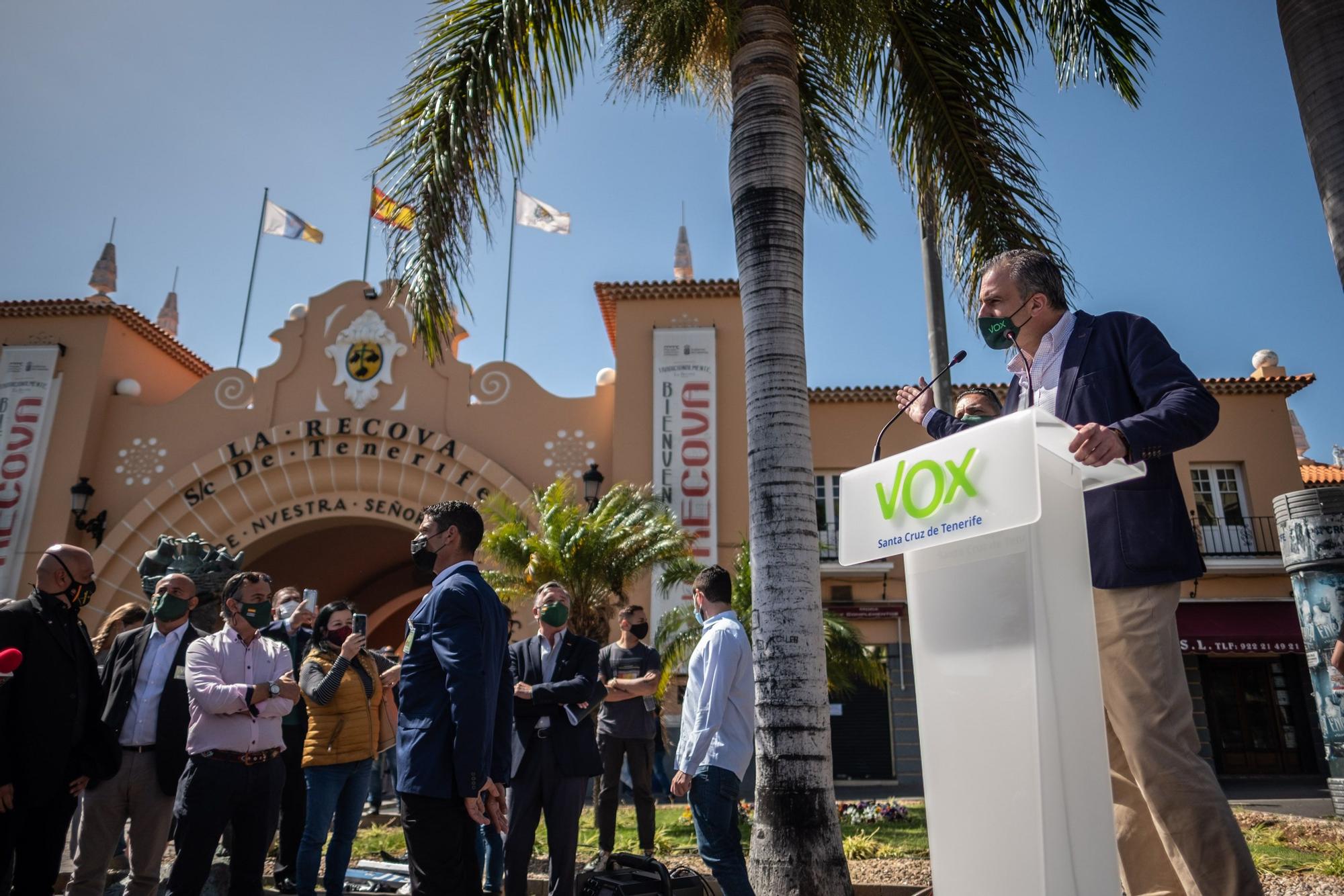 Rueda de prensa de Ortega Smith en Tenerife