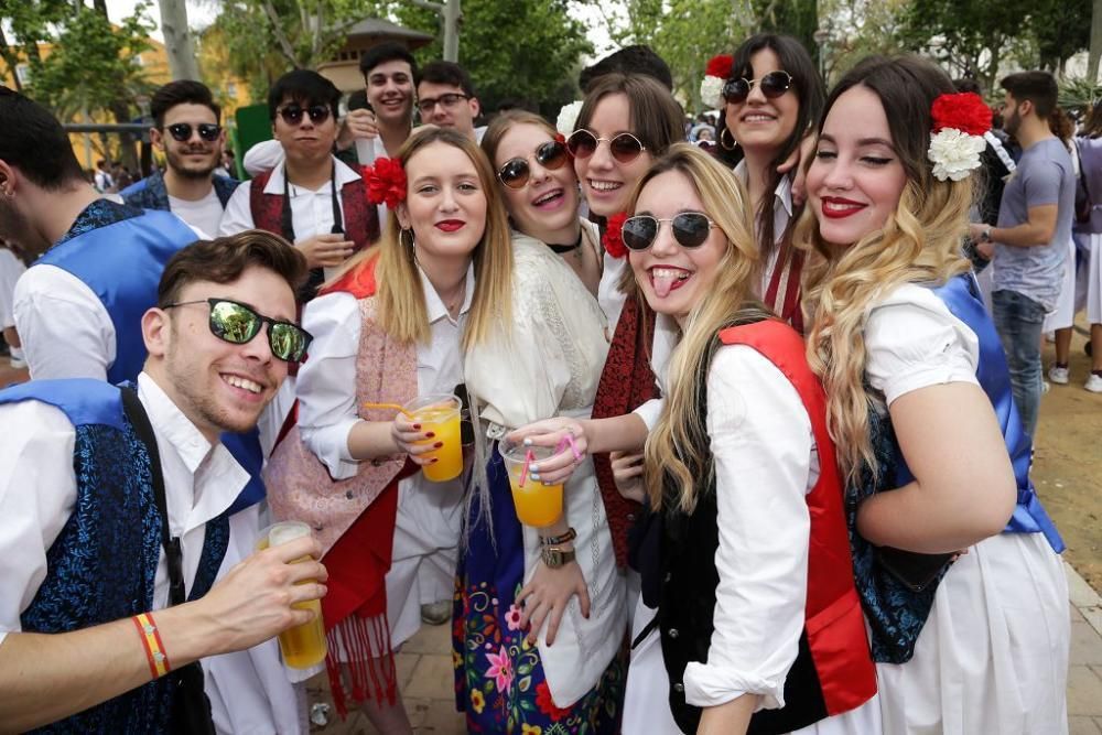 Ambiente en el Jardín de la Fama en el Bando de la Huerta