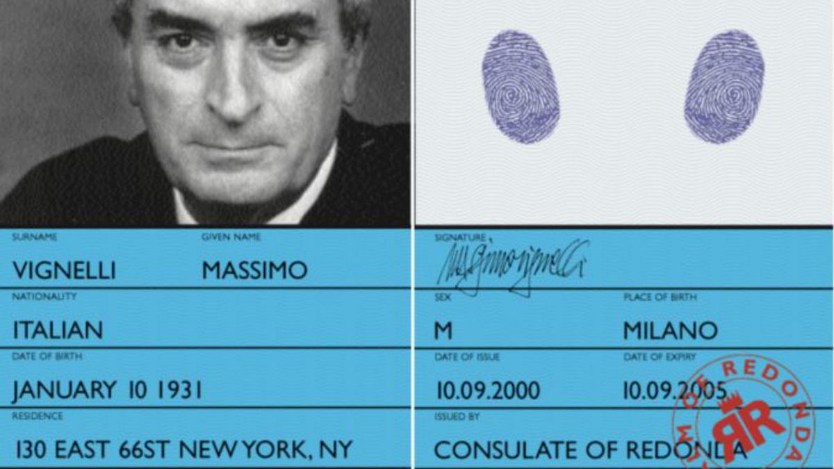 Pasaporte de Vignelli,