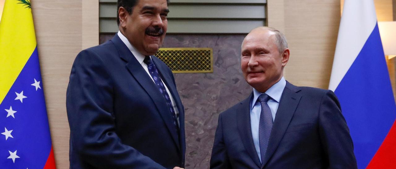 Maduro y Putin, en una reunión en Moscú, en diciembre del 2018