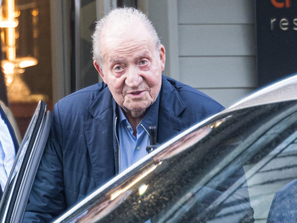 05/11/2025 El Rey emérito Juan Carlos I durante una de sus visitas a Sanxenxo POLITICA EUROPA ESPAÑA SOCIEDAD