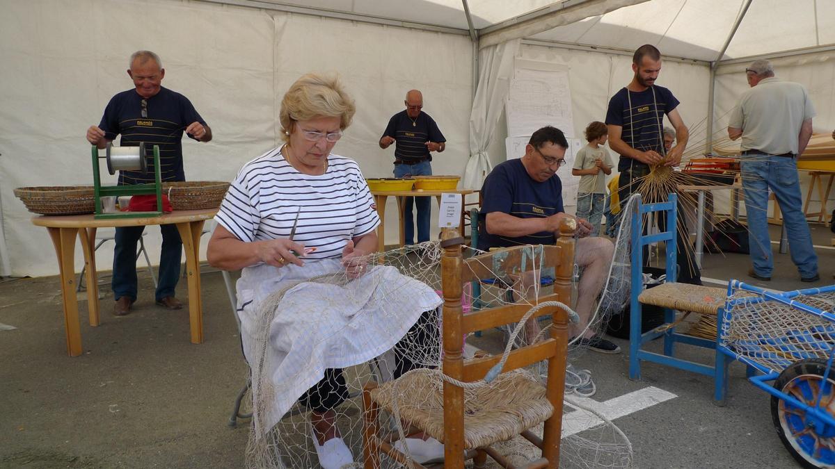 La mostra sobre l'activitat de la pesca a Palamós, en una passada edició.