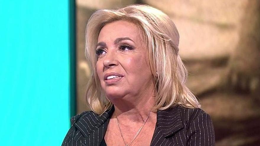 Carmen Borrego en el plató de 'Así es la vida'.