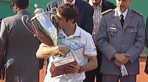 El punt que ha donat la victòria al tennista català davant el sud-africà Kevin Anderson a la final de Casablanca.