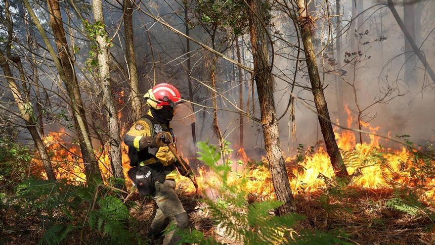 O Salnés en alerta por alto riesgo de incendio for