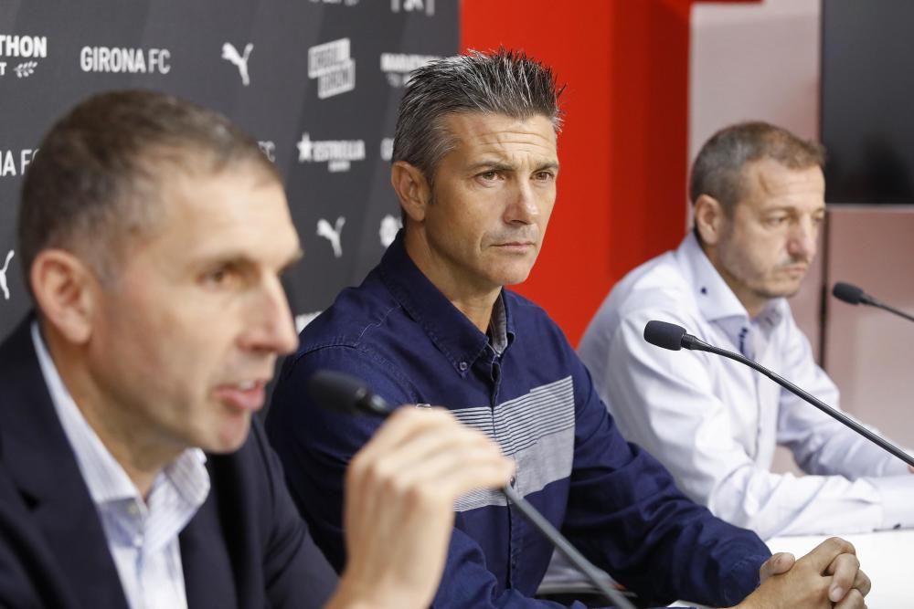 Girona FC: Presentació i primer entrenament de Pep LLuís Martí