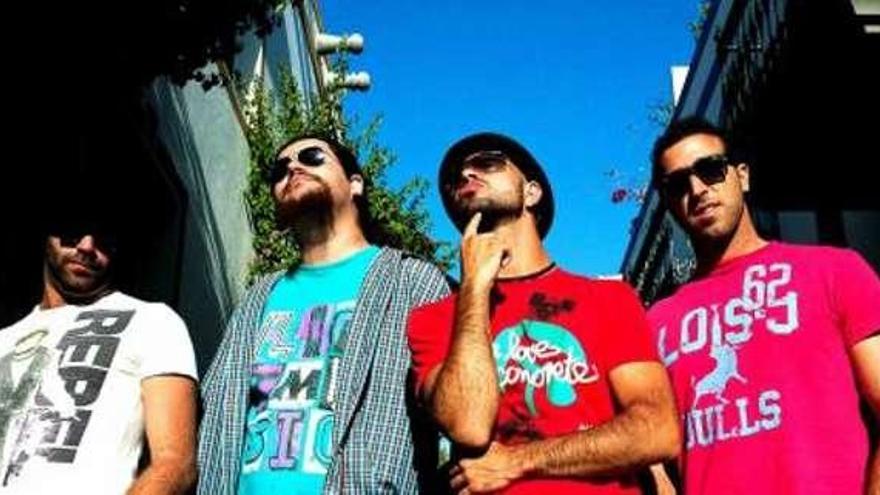 El grupo canario de pop rock Efecto Pasillo.