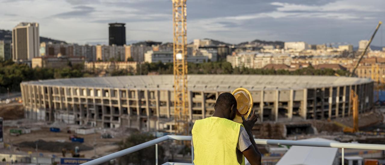 Trabajadores de las obras del Camp Nou denuncian "explotaciÃ³n laboral"