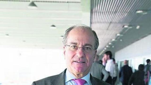Luis Calabozo, antes de la entrevista.