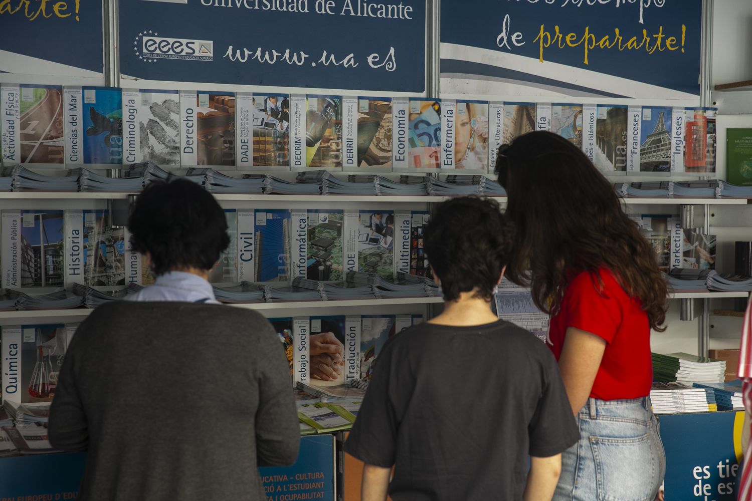 Inauguración de la Feria del Libro de Alicante