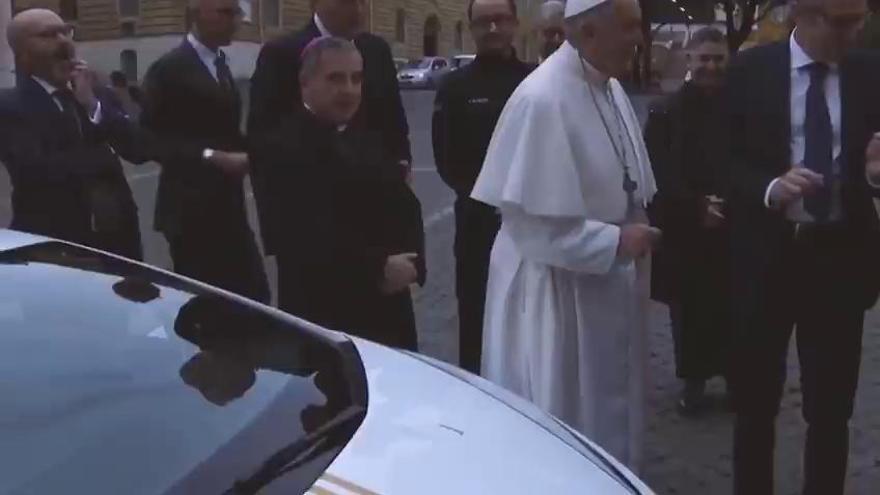 El Lamborghini del Papa, en Murcia