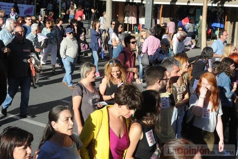 Manifestación contra la violencia patriarcal en Murcia