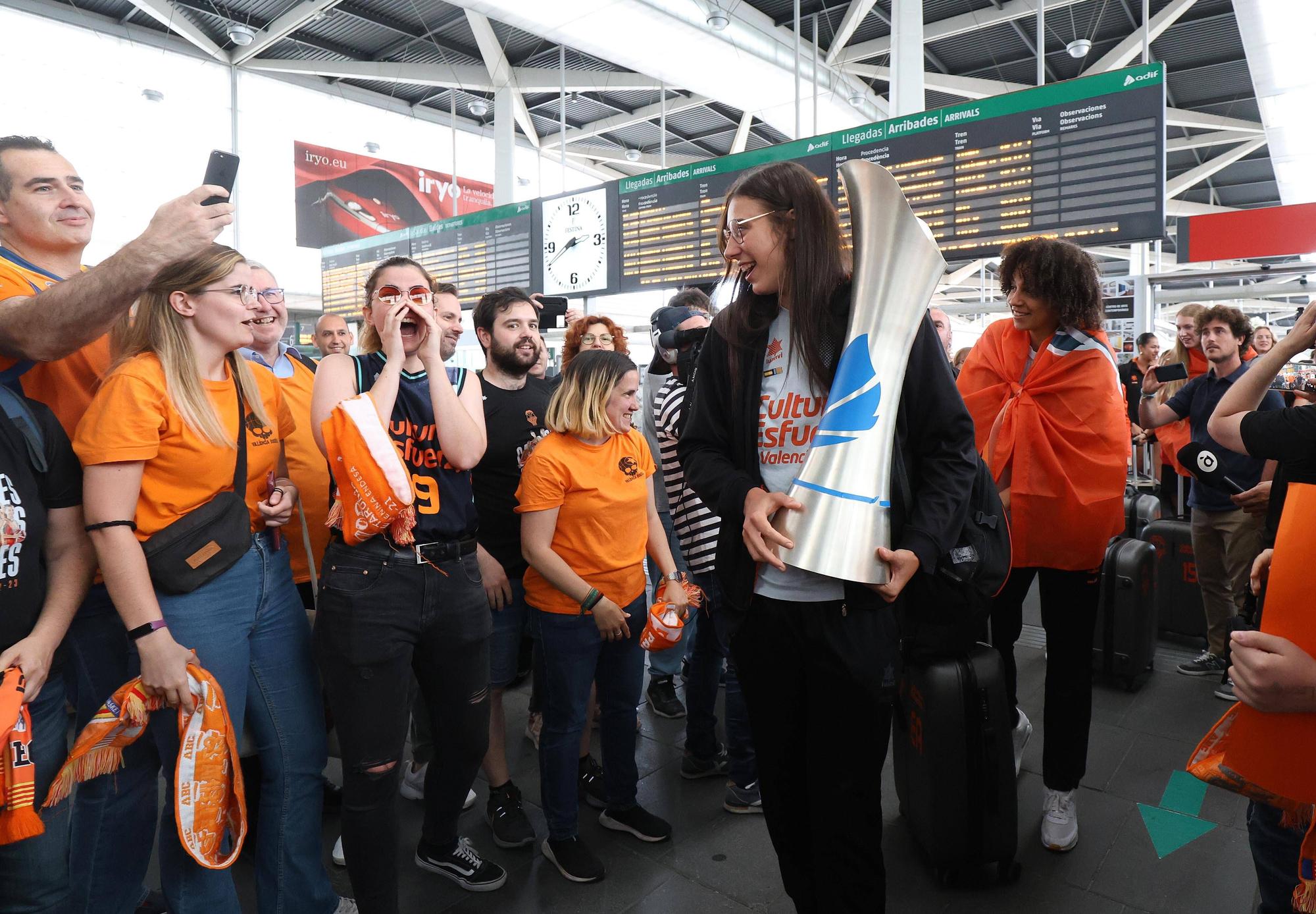 Así fue la llegada del Valencia Basket