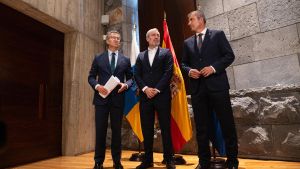 Reunión entre Clavijo y Feijoó