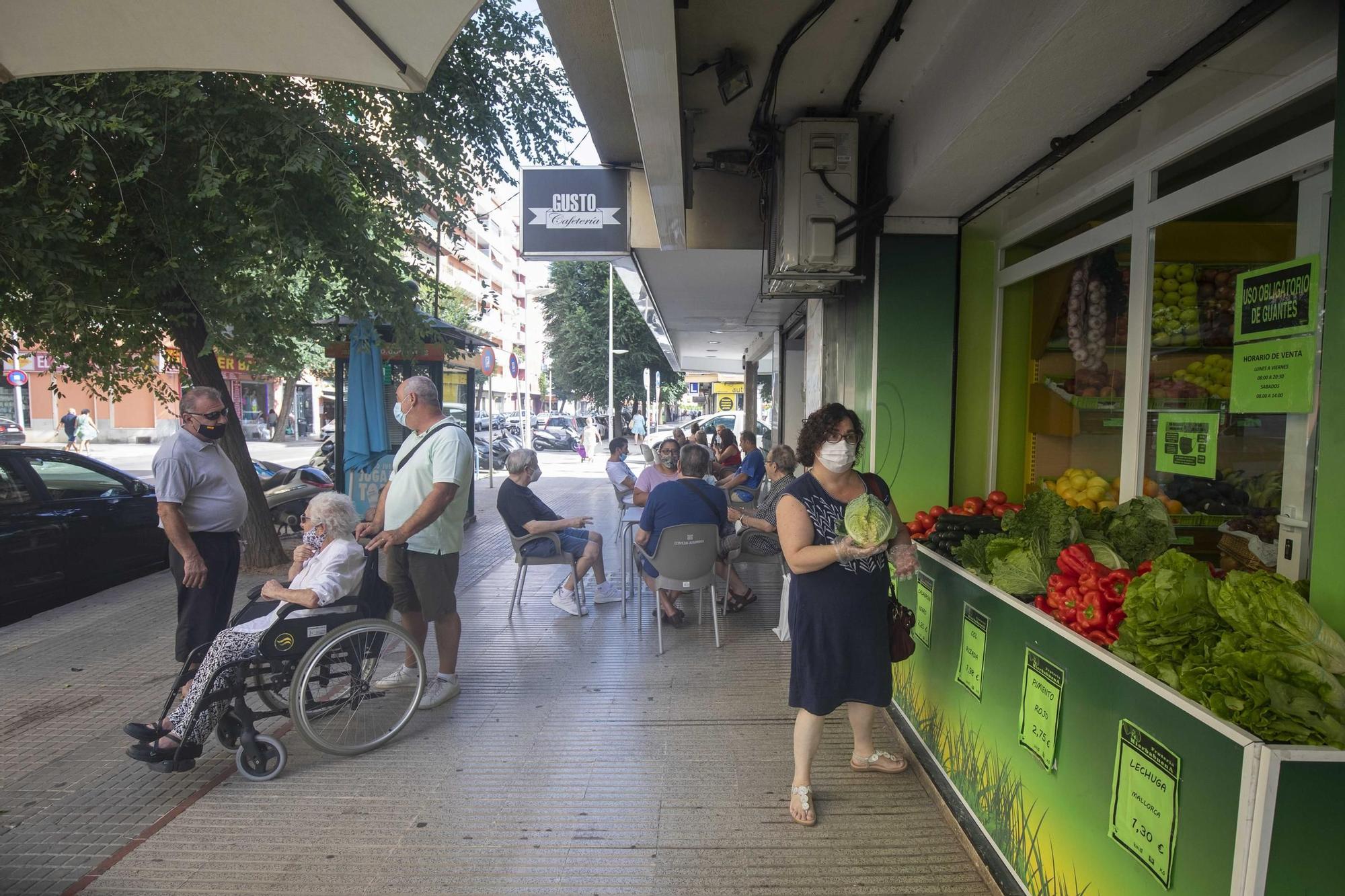 Tranquilidad fuera de lo normal en la zona confinada de Arquitecte Bennàssar