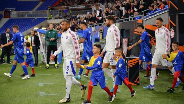 Jugadores del Olympique de Lyon.