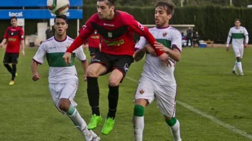 Imagen del partido disputado ayer en la Ciudad Deportiva.