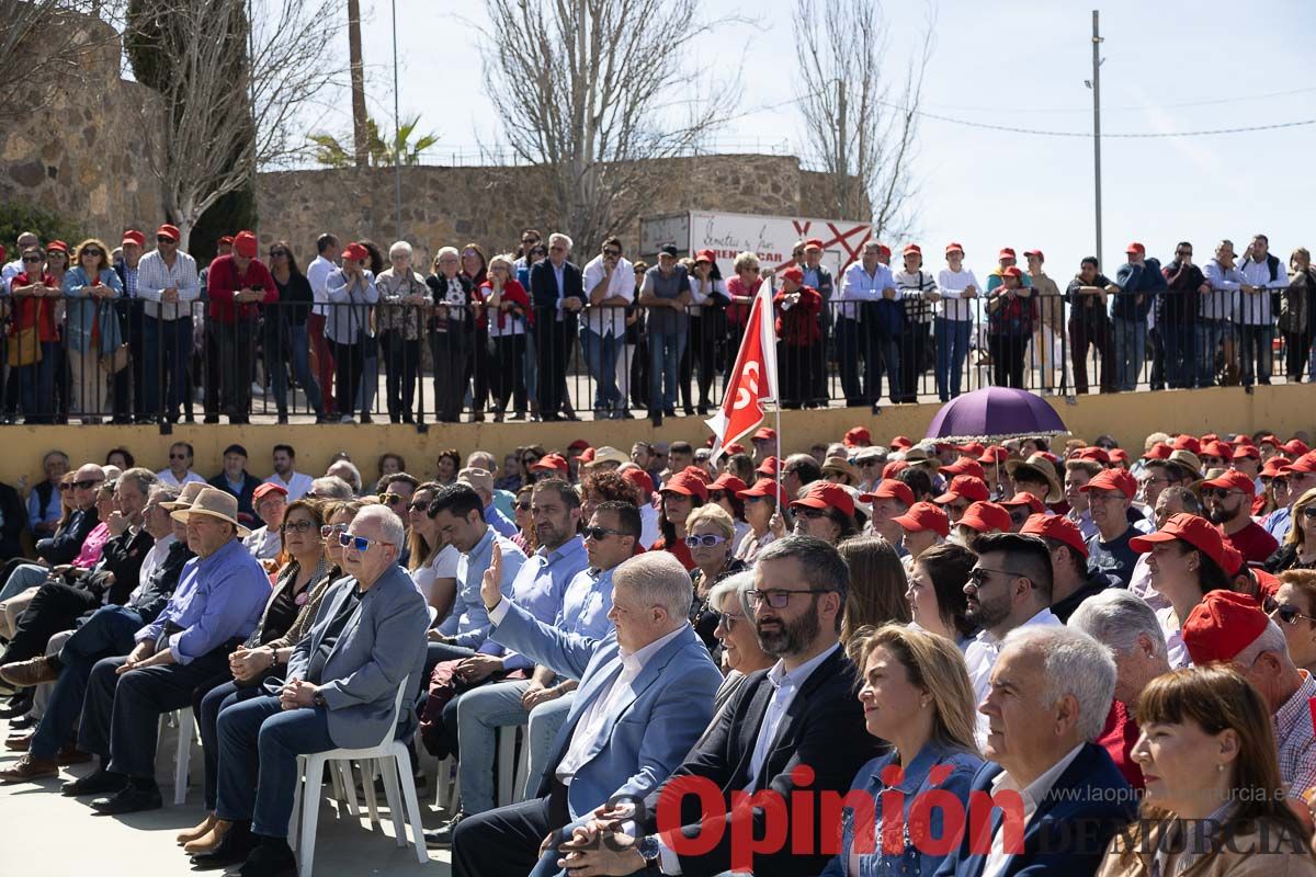 Presentación de José Vélez como candidato del PSOE a la presidencia de la Comunidad