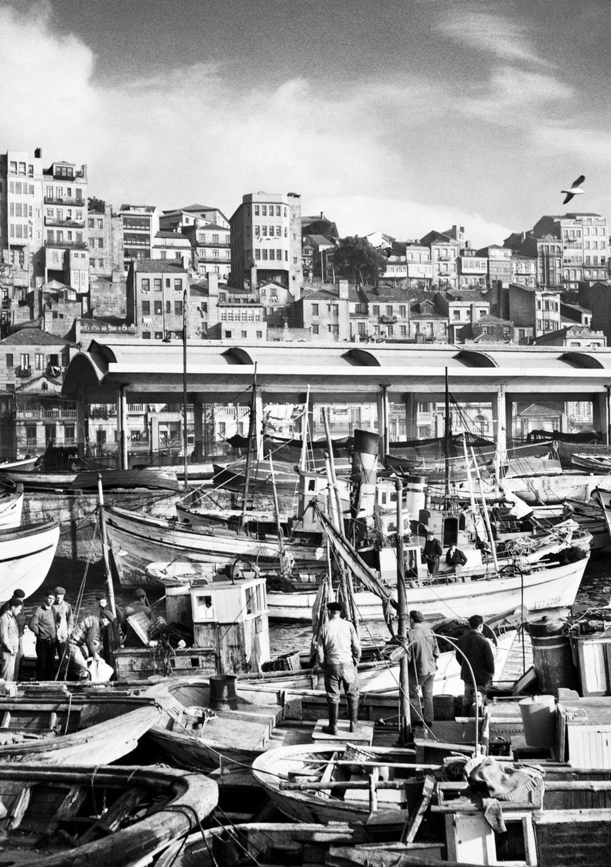 El Puerto de Vigo, años 60. | // NICOLÁS MULLER